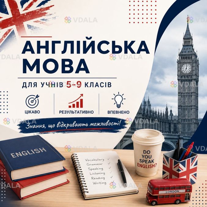 Найкращі репетитори англійської мови для учнів 5–9 класів Найкращі репетитори англійської мови для учнів 5–9 класів - VDALA.PRO