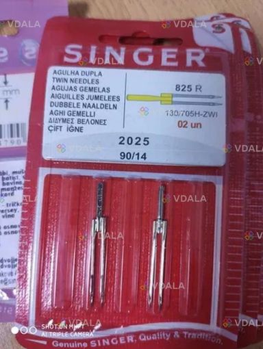 Голки двухстержневая singer 2025 825R №90/14 Ціна за 4 пачки Голки двухстержневая singer 2025 825R №90/14 Ціна за 4 пачки - VDALA.PRO