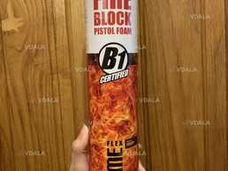 Пена монтажная огнестойкая В1 всесезонная Fome Flex Fire Block 750 мл Пена монтажная огнестойкая В1 всесезонная Fome Flex Fire Block 750 мл - VDALA.PRO