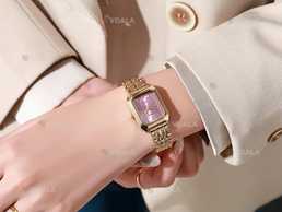 Розкішний Золотий Кварцовий Годинник Для Жінок У Формі Прямокутника Розкішний Золотий Кварцовий Годинник Для Жінок У Формі Прямокутника - VDALA.PRO