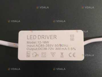 Драйвер для LED світильника 220/12-18W новий Драйвер для LED світильника 220/12-18W новий - VDALA.PRO