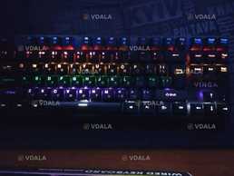 Клавіатура механічна Vinga kbgm-110 87 key led Blue Switches usb Black Клавіатура механічна Vinga kbgm-110 87 key led Blue Switches usb Black - VDALA.PRO