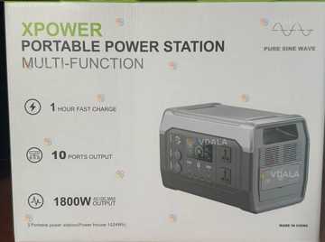 Портативна станція ctolity XPower 1000 1800W 1024Wh LiFePo4 дбж - VDALA.PRO