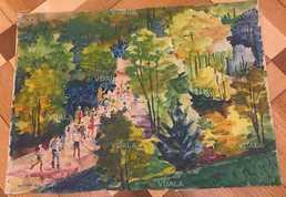 Картини акварельні антикваріат - VDALA.PRO