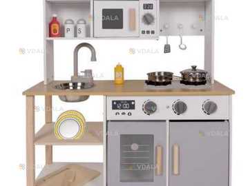 Кухня для дітей велика Дитяча ігрова кухня Кухня + посуд + раковина Кухня для дітей велика Дитяча ігрова кухня Кухня + посуд + раковина - VDALA.PRO