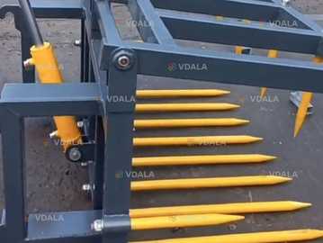 Сінажні гідравлічні вила зі знімним зубом Сінажні гідравлічні вила зі знімним зубом - VDALA.PRO