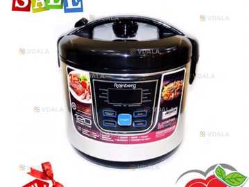 Новая Мультиварка 6л Rainberg Rb-801 / 12 программ / Пароварка 1500 вт Новая Мультиварка 6л Rainberg Rb-801 / 12 программ / Пароварка 1500 вт - VDALA.PRO