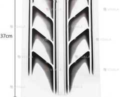 Напівпрозора наклейка на авто 2 полоски довжиною 37см кожна Напівпрозора наклейка на авто 2 полоски довжиною 37см кожна - VDALA.PRO