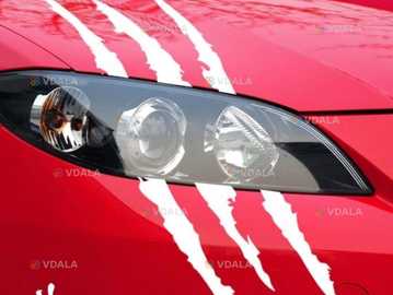 Наклейка на авто «Кігті монстра» - VDALA.PRO