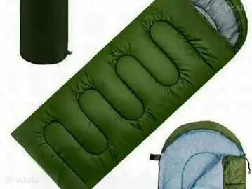 Широкий утепленный спальный мешок до -15°C 900г/м.кв, р. 210х75см ХАКИ - VDALA.PRO