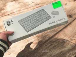 Стильный беспроводной комплект: клавиатура + мышь Стильный беспроводной комплект: клавиатура + мышь - VDALA.PRO