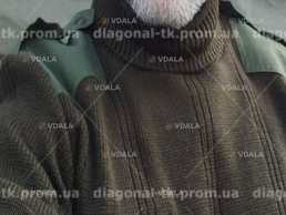 Светр чоловічий/синій/горловина гольф - VDALA.PRO