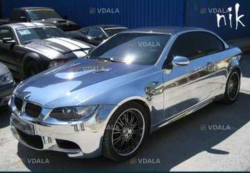 Плівка для тюнінгу авто срібна хромована. - VDALA.PRO