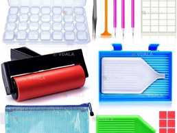 Набор инструментов для алмазной вышивки мозаики набор 22 элементов - VDALA.PRO