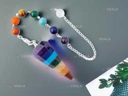 Маятник биолокационный 7 чакр для работы с чакрами и гаданий - VDALA.PRO