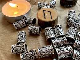 Вставки у вигляді бочечок з рунами - VDALA.PRO