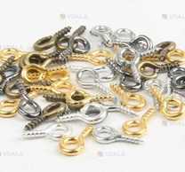 Фурнітура кільця з різьбою петельки для прикрас біжутерії. - VDALA.PRO