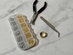 Набір фурнітури для прикрас у золотому кольорі. - VDALA.PRO