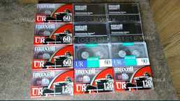 Аудіо касети Maxell UR-C 30-60-90-120 хв.нові запаковані нові оригінал - VDALA.PRO