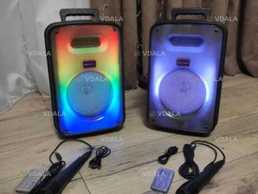 Колонка с микрофоном и пультом. Размер: 385×248×211мм. - VDALA.PRO