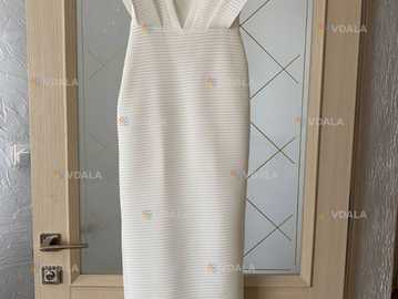 пряма біла сукня - VDALA.PRO