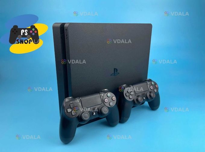 PlayStation 4 Slim - 2 джойстика - VDALA.PRO
