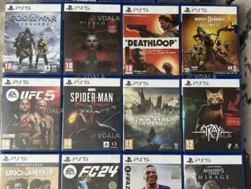 Диски/ігри до Ps5/Пс5 - ufc, Fifa, fc, mk, Mirage, gow, ac, Hogwarts - VDALA.PRO
