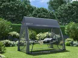 Гойдалка з москітною сіткою гамак, надійна конструкція - VDALA.PRO