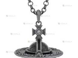 Гравіроване намисто з візерунком Vivienne Westwood - VDALA.PRO