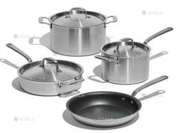 Набір посуду made in Cookware italy Stainless Steel 7 Предметів - VDALA.PRO