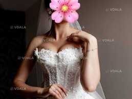 Весільна сукня айфоні зі шлейфом - VDALA.PRO