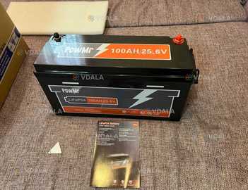 Фірмова LiFePO4 батарея PowMr 24V (25.6V) - 100AH - 2560Wh - VDALA.PRO