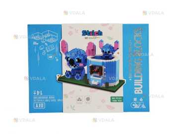 Конструктор Стіч з органайзером на 1598 деталей / 3Д конструктор - VDALA.PRO