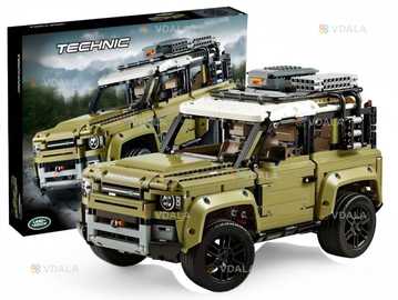 Конструктор Land Rover Defender Technic, 3D конструктор - VDALA.PRO
