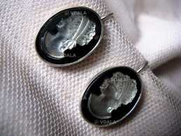 Продаж срібних сережок з камеями - VDALA.PRO