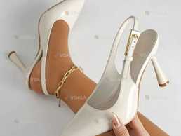 Продам туфлі на підборі з відкритою пʼятою - VDALA.PRO