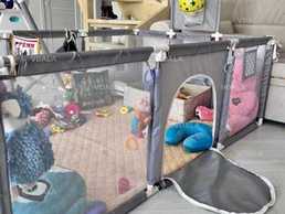 Великий манеж дитячий манеж детский манеж манеж для дітей +20 кульок! - VDALA.PRO