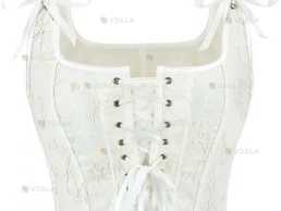 Корсет білий на шнурівці - VDALA.PRO