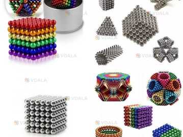 Нео куб Neocub Неокуб магнитный конструктор головоломка никель цветной Нео куб Neocub Неокуб магнитный конструктор головоломка никель цветной - VDALA.PRO