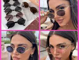 MiuMiu Овальні жіночі сонцезахисні окуляри, Женские очки 6 цветов - VDALA.PRO