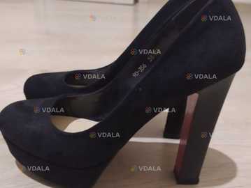 Туфлі чорні під замш Туфлі чорні під замш - VDALA.PRO