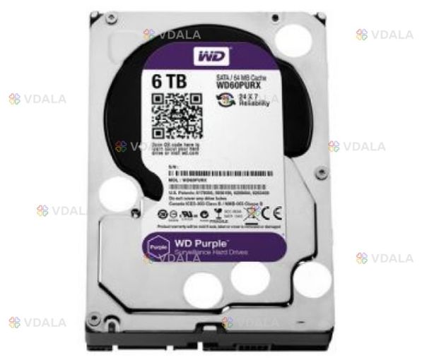 Wd60purx Жорсткий диск 6Тб - VDALA.PRO