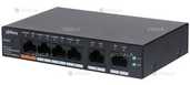 Комутатор 4 канали PoE Dahua Dh-cs4006-4et-60 - VDALA.PRO