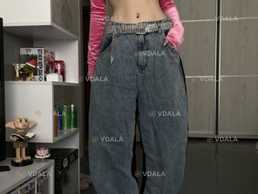 Женские джинсы двухцветные - VDALA.PRO