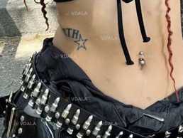 ремень с патронами ремінь з пулями ремень y2k - VDALA.PRO