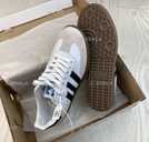 Кросівки Adidas Samba white&black/адідас самба/кросівки адідас - VDALA.PRO - 4