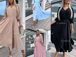 В наличии! Красивое летнее женское платье 4 цвета + Подарок) - VDALA.PRO