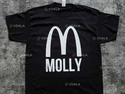 White molly t-shirt y2k opium drip drill vetements type - VDALA.PRO