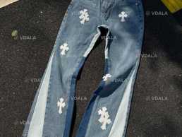 Штани Gallery Dept x Chrome Hearts Flared Jeans фларед джинси opium - VDALA.PRO