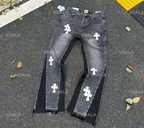 Штани Gallery Dept x Chrome Hearts Flared Jeans фларед джинси opium - VDALA.PRO - 4